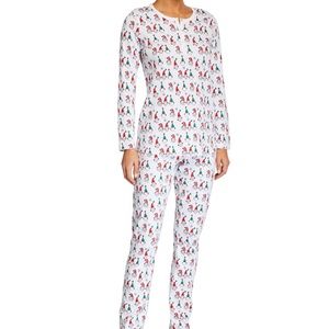 roller rabbit Gnoels Gnomes Pajama Set. rare christmas edition